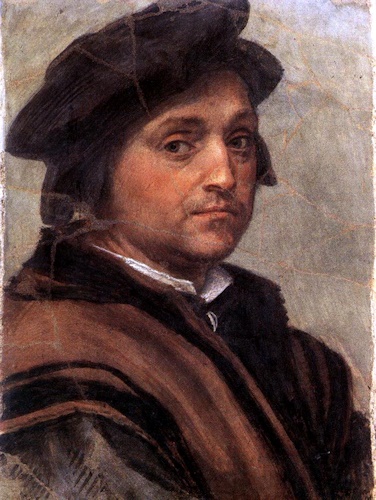 アンドレーア・デル・サルト 《自画像》 1528～30 フレスコ・瓦 47×34cm ウフィッツィ美術館