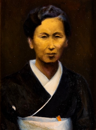 《岩田ナヲの肖像》 1948年頃