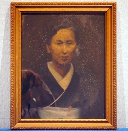 「発見」時の《岩田ナヲの肖像》 表